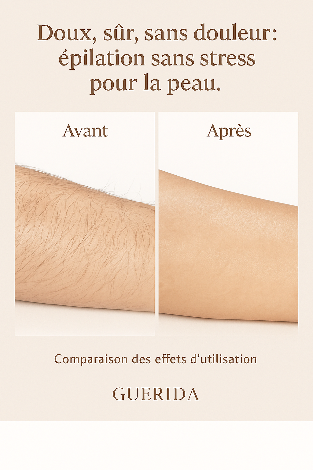 GUÉRIDA ÉPILATEUR CRISTAL – PEAU LISSE SANS EFFORT