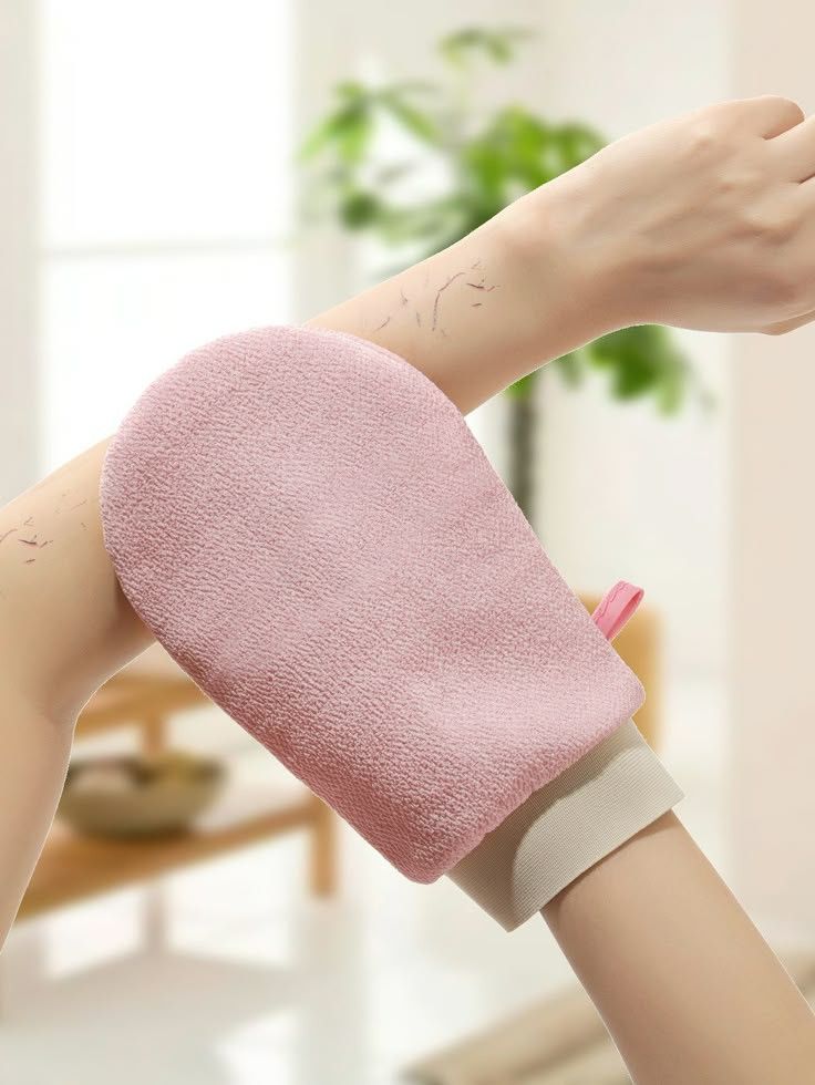 GANTS DUO EXFOLIANT PREMIUM : RITUEL GOMMAGE À DOMICILE