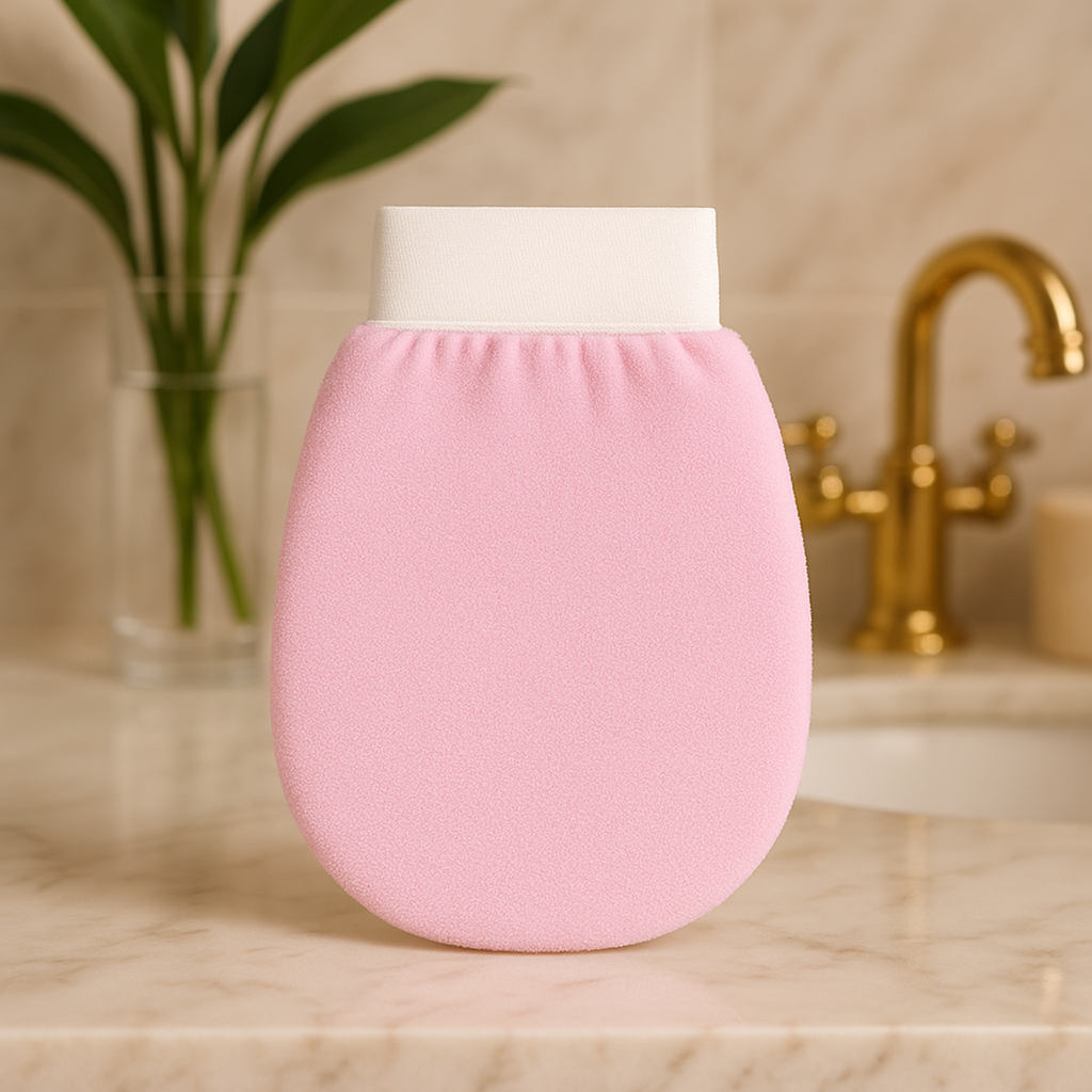 GANTS DUO EXFOLIANT PREMIUM : RITUEL GOMMAGE À DOMICILE